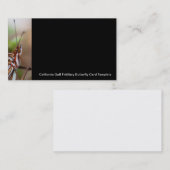 Butterfly Business Card Template Face Fotografie Visitekaartje (Voorkant / Achterkant)