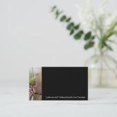 Butterfly Business Card Template Face Fotografie Visitekaartje (Staand voorkant)
