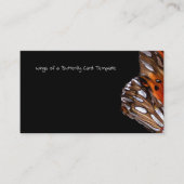 Butterfly Business Card Template Wing Photography Visitekaartje (Voorkant)