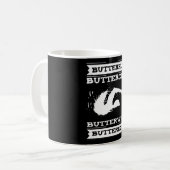 Butterfly Buttercry Butterwhy - Swimmer Design Koffiemok (Voorkant links)