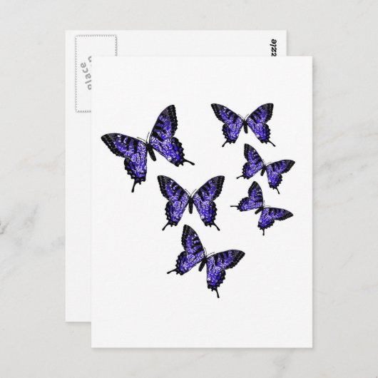 Butterfly Butterflies Briefkaart (Voorkant / Achterkant)