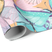 Butterfly Butterflies Pattern Cadeaupapier (Rol Hoek)
