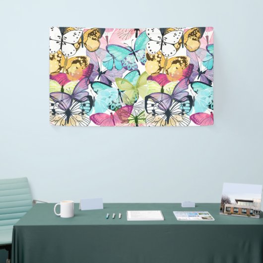 Butterfly Butterflies Pattern Spandoek (Beurs)