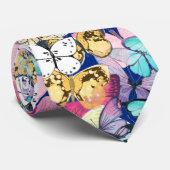 Butterfly Butterflies Pattern Stropdas (Opgerold)