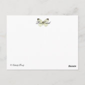Butterfly, Butterfly Briefkaart (Achterkant)