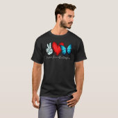 Butterfly Butterfly Butterfly Artwork T-shirt (Voorkant volledig)