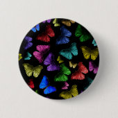 Butterfly Butterfly Ronde Button 5,7 Cm (Voorkant)