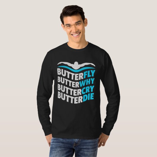 Butterfly Butterwish Butterdie Proud Swi T-shirt (Voorkant volledig)