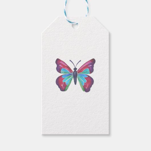 Butterfly Cadeaulabel (Voorkant)