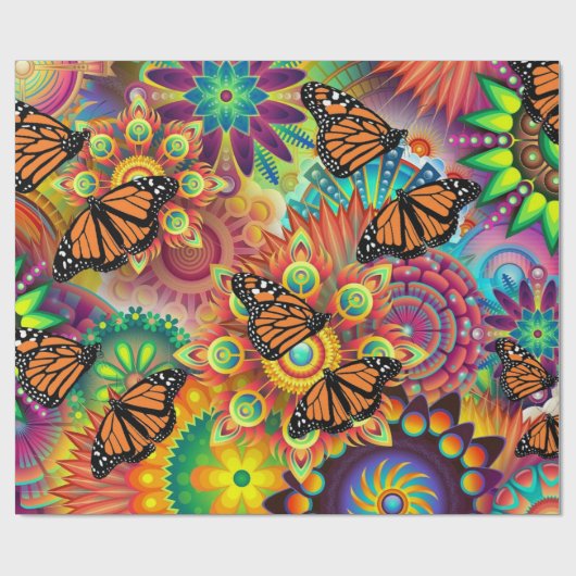 Butterfly Cadeaupapier (Vlak)