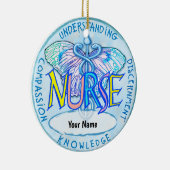 Butterfly caduceus nurse keramisch ornament (Rechts)