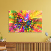 Butterfly Canvas Afdruk (Insitu (Woonkamer))