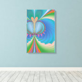 Butterfly Canvas Afdruk (Insitu (Houten vloer))