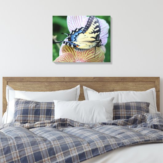 Butterfly Canvas Afdruk (Insitu (Slaapkamer))