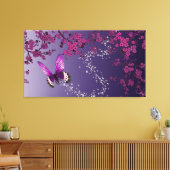 Butterfly Canvas Afdruk (Insitu (Woonkamer))