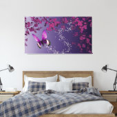 Butterfly Canvas Afdruk (Insitu (Slaapkamer))