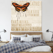 Butterfly Canvas Afdruk (Insitu (Slaapkamer))
