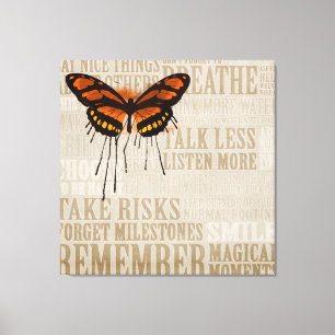 Butterfly Canvas Afdruk