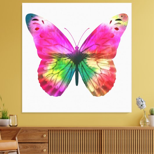 Butterfly Canvas Afdruk (Insitu (Woonkamer))
