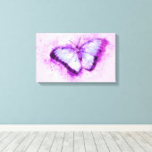 Butterfly Canvas Afdruk (Insitu (Houten vloer))