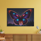 Butterfly Canvas Afdruk (Insitu (Woonkamer))