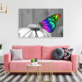Butterfly Canvas Afdruk (Insitu (Woonkamer))