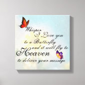 Butterfly Canvas Afdruk (Voorkant)