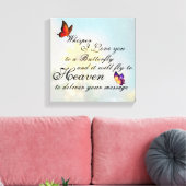 Butterfly Canvas Afdruk (Insitu (Woonkamer))
