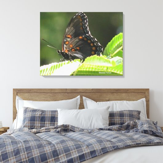 butterfly canvas afdruk (Insitu (Slaapkamer))