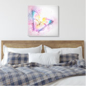 Butterfly Canvas Afdruk (Insitu (Slaapkamer))