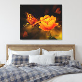 Butterfly Canvas Afdruk (Insitu (Slaapkamer))