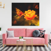 Butterfly Canvas Afdruk (Insitu (Woonkamer))