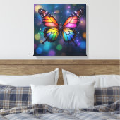 Butterfly Canvas Afdruk (Insitu (Slaapkamer))