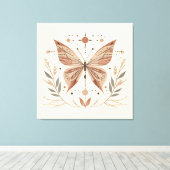 Butterfly Canvas Art | Kleurrijke Natuur geïnspire (Insitu (Houten vloer))