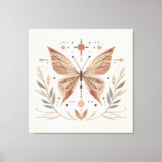 Butterfly Canvas Art | Kleurrijke Natuur geïnspire (Voorkant)