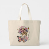 Butterfly Canvas tas (Achterkant)