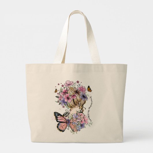 Butterfly Canvas tas (Achterkant)