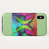 Butterfly Case-Mate iPhone Case (Achterkant (horizontaal))