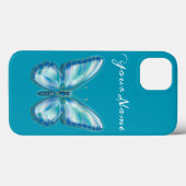 Butterfly Case-Mate iPhone Case (Achterkant (horizontaal))