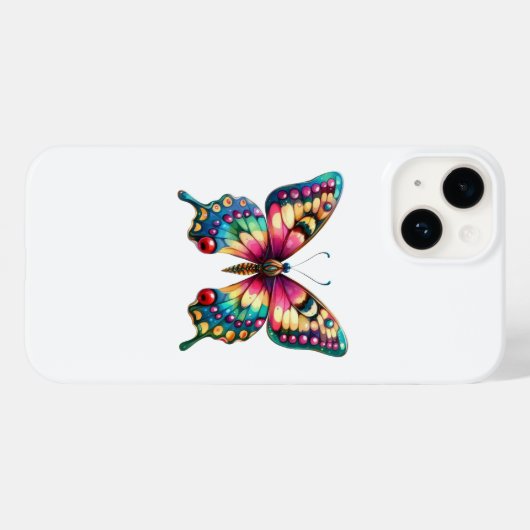 Butterfly Case-Mate iPhone Case (Achterkant (horizontaal))
