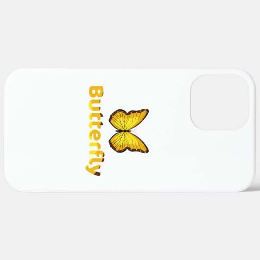 Butterfly Case-Mate iPhone Case (Achterkant (horizontaal))