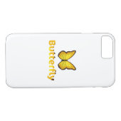 Butterfly Case-Mate iPhone Case (Achterkant (Horizontaal))