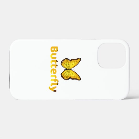 Butterfly Case-Mate iPhone Case (Achterkant (horizontaal))