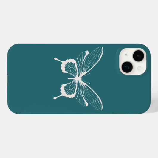 Butterfly Case-Mate iPhone Case (Achterkant (horizontaal))