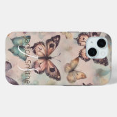 Butterfly Case-Mate iPhone Case (Achterkant (horizontaal))