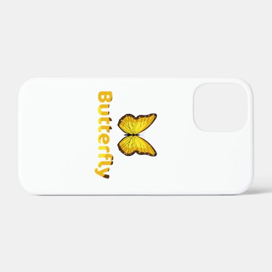 Butterfly Case-Mate iPhone Case (Achterkant (horizontaal))