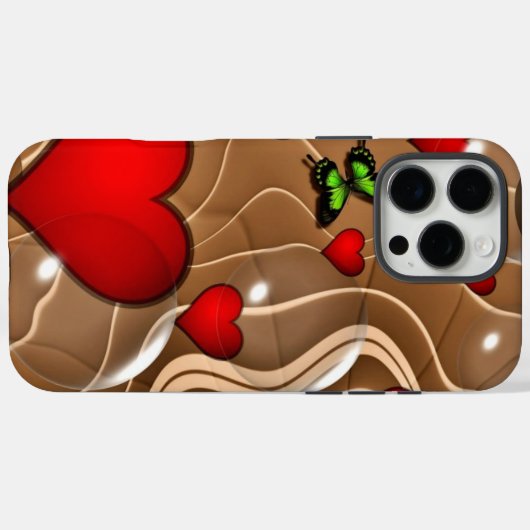 Butterfly Case-Mate iPhone Case (Achterkant (horizontaal))