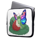 butterfly cat laptop sleeve (Voorkant Links)