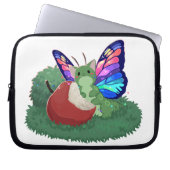 butterfly cat laptop sleeve (Voorkant)