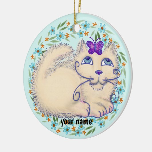 Butterfly Cat Ornament (Links)
